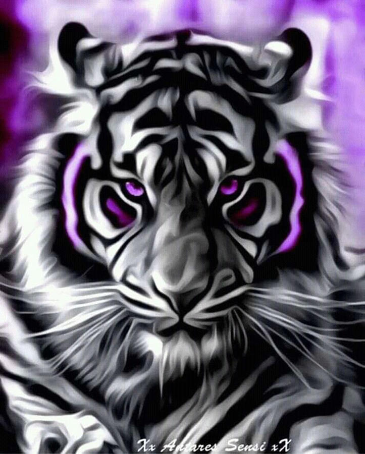 Nature Digital Art - Tiger by Mopssy Stopsy