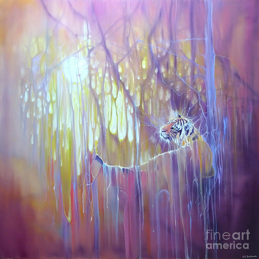 Tiger Soul Painting by Gill Bustamante