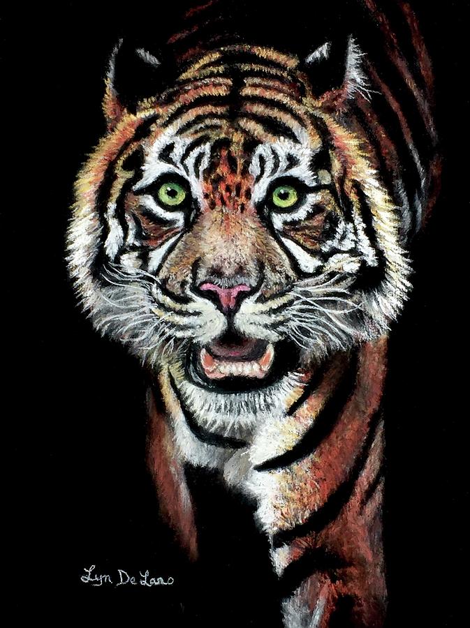 Tiger Stripes Pastel by Lyn DeLano