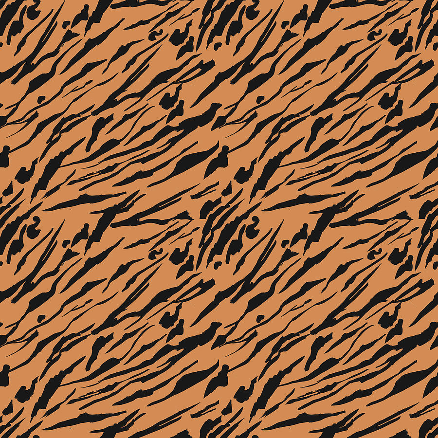 Tiger Stripes Print 02 Digital Art