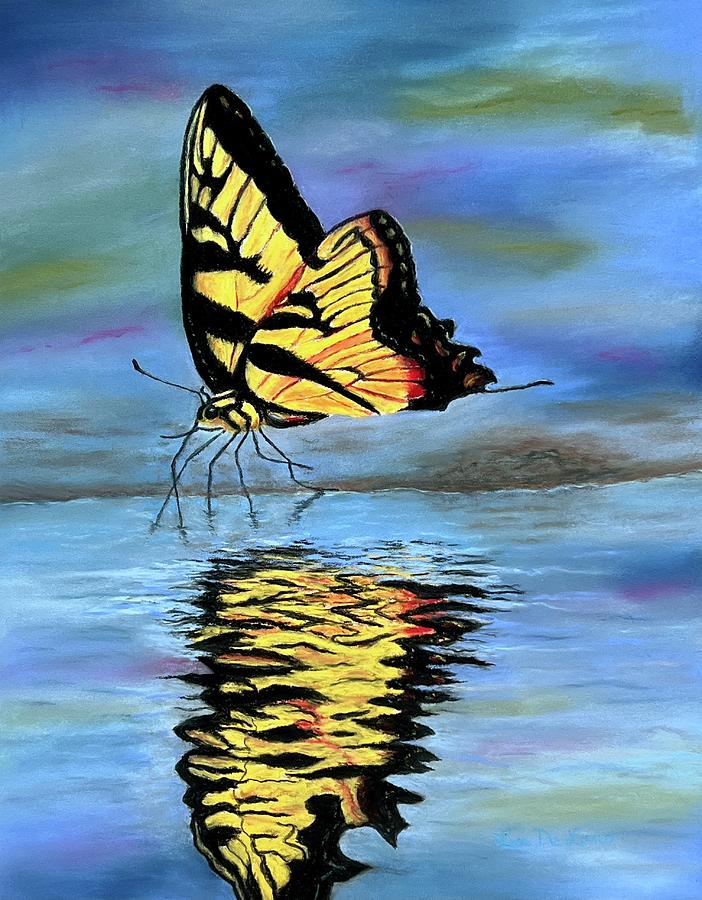 Tiger Swallowtail Pastel by Lyn DeLano