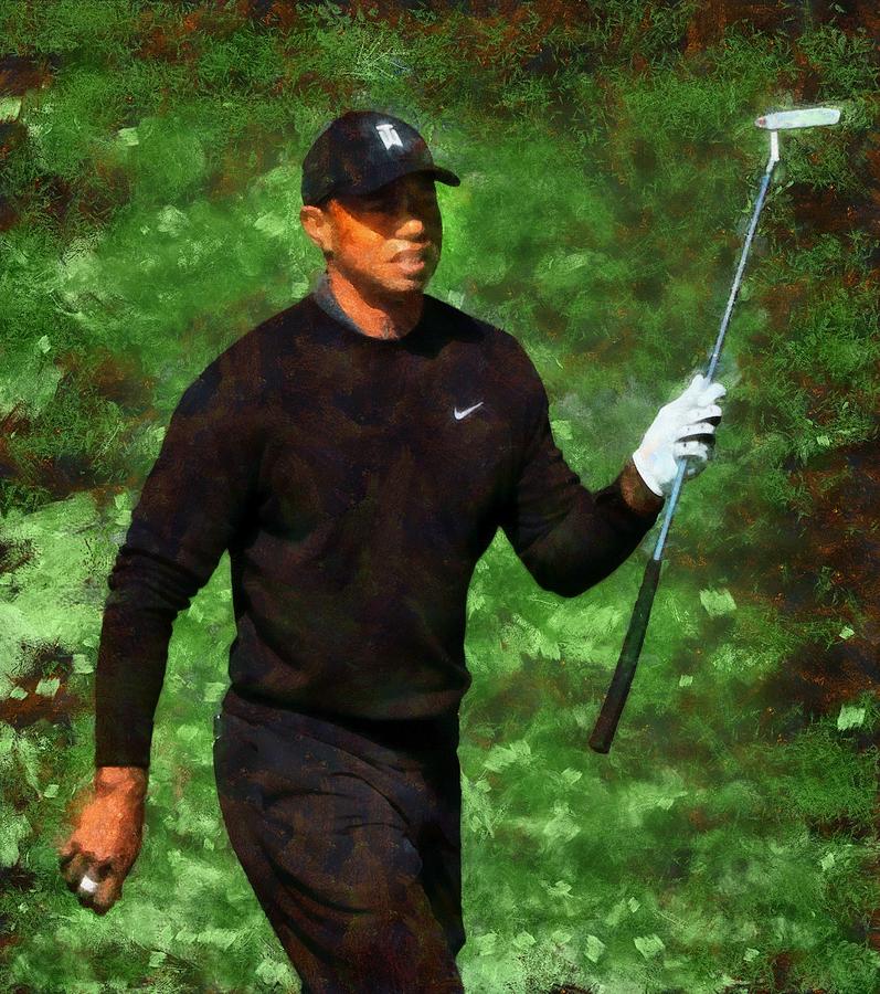 Tiger Woods Digital Art By Castore Chadwick Fine Art America   Tiger Woods Castore Chadwick 