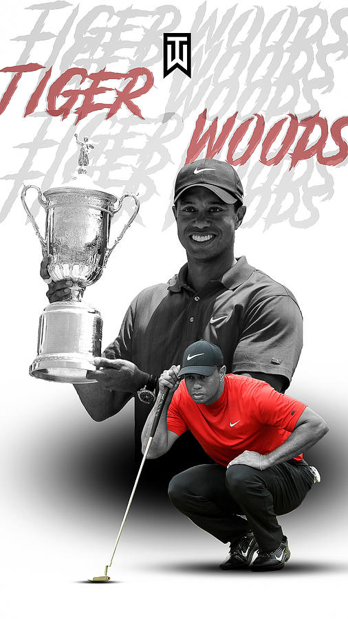 Download Tiger Woods On The Green Sports iPhone Wallpaper  Wallpaperscom
