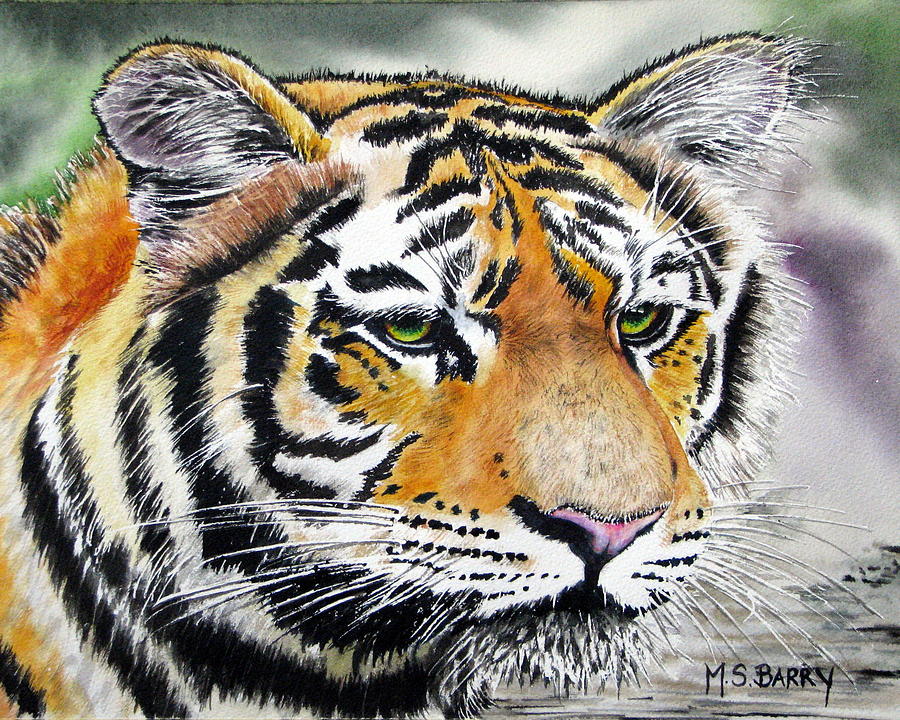 Tiggy Painting by Maria Barry