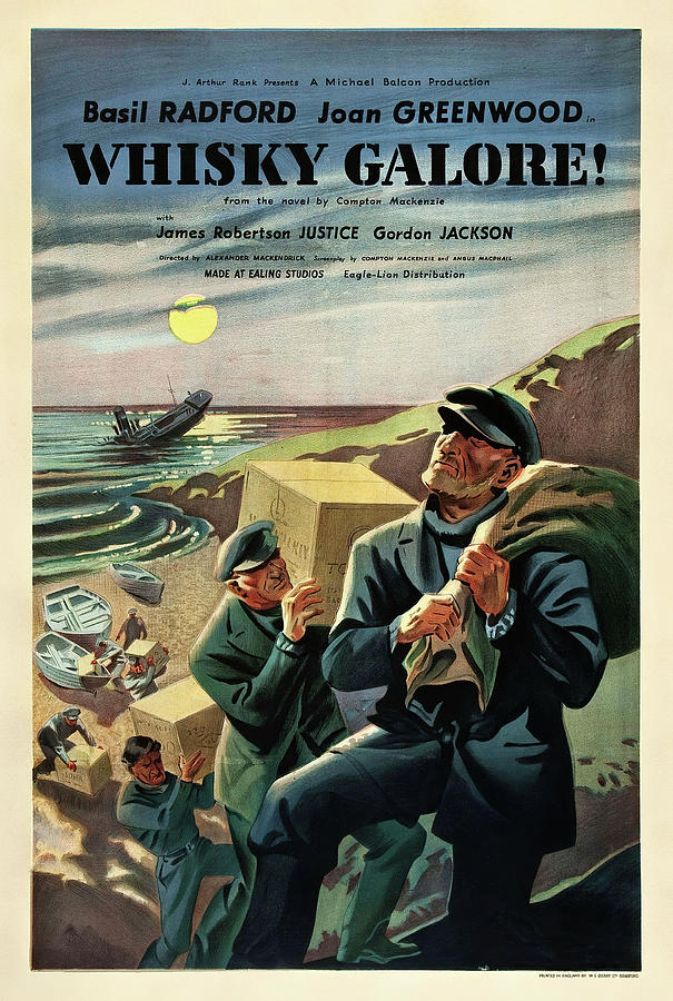 TIGHT LITTLE ISLAND -1948- -Original title WHISKY GALORE -, directed by ALEXANDER MACKENDRICK. Photograph by Album