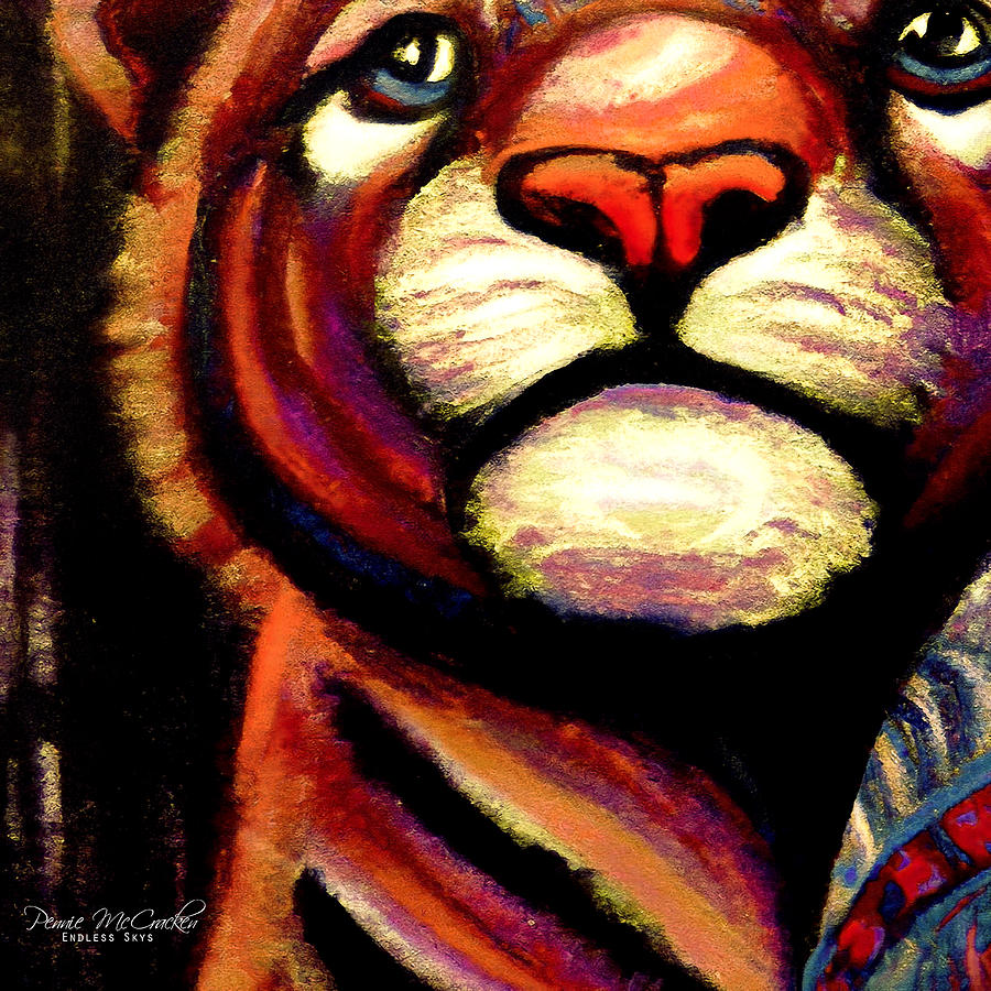 Tigress Mixed Media by Pennie McCracken
