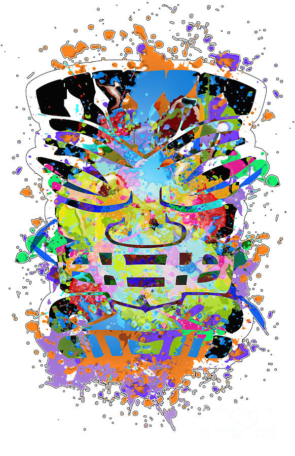 Tiki Art Face Digital Art by Delynn Addams