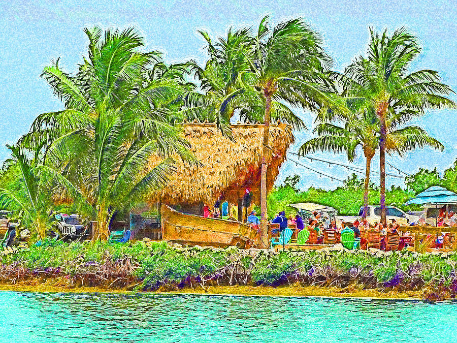 Tiki-in Digital Art by Island Hoppers Art