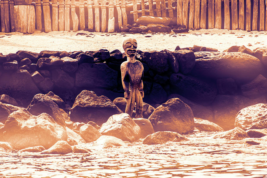 Tiki Man Photograph by Anthony Jones