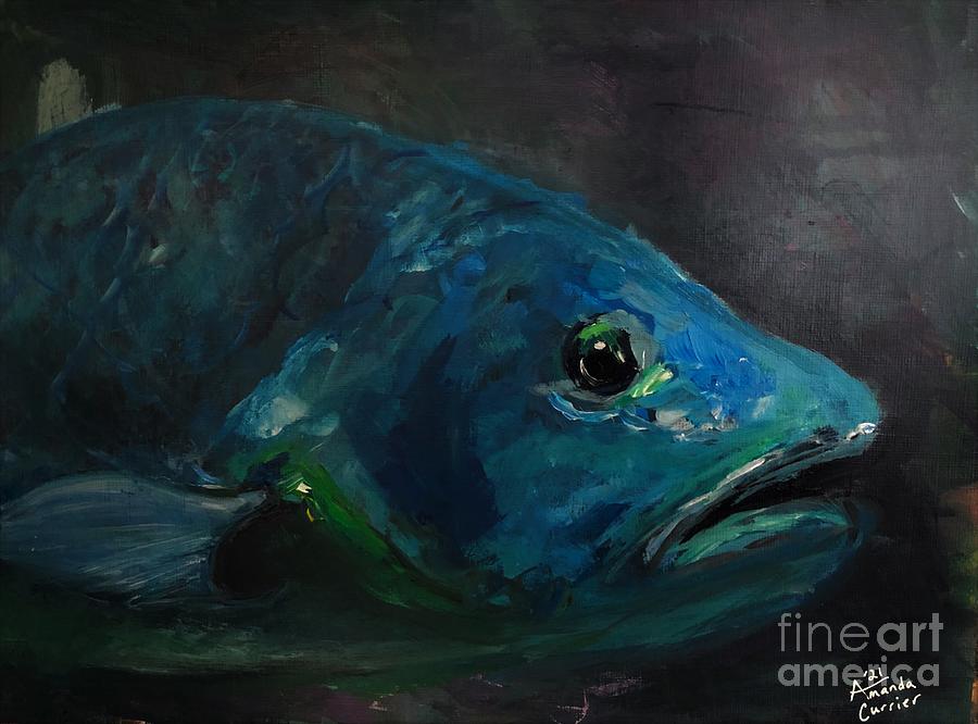 Fish Painting - Tilapia by Amanda Currier