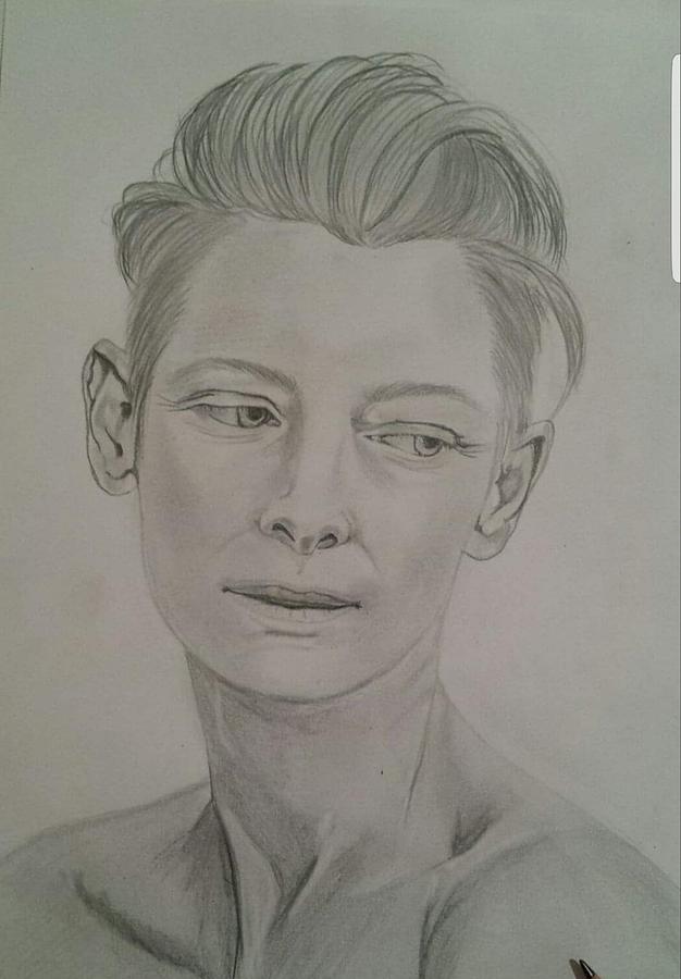 Tilda Swinton Drawing by Agrippina Orsaeva - Fine Art America