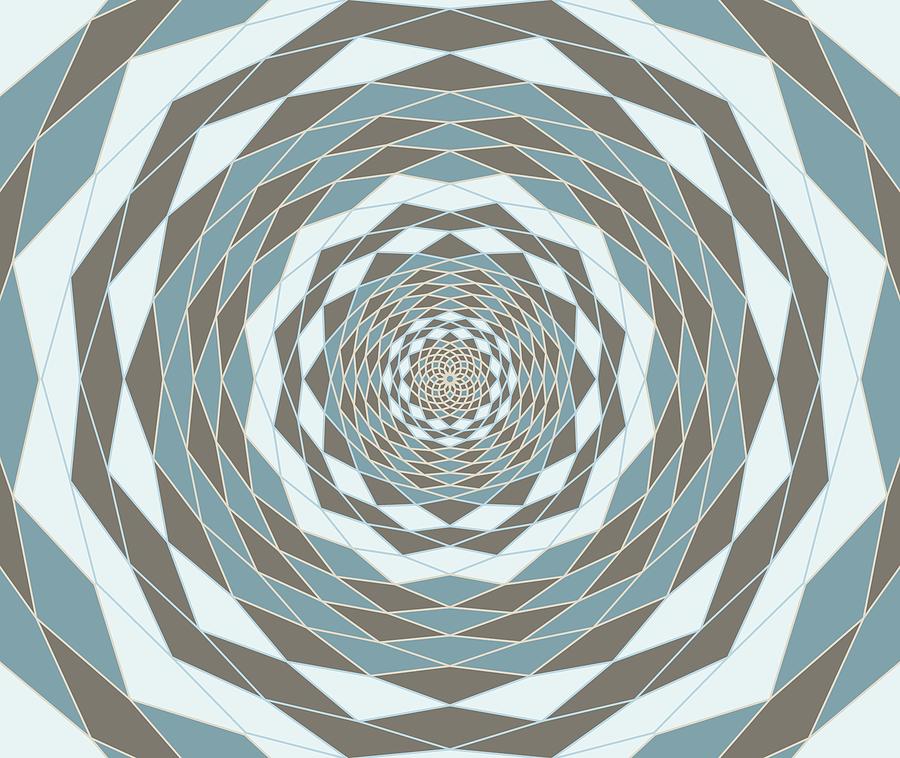 Tile Spin Digital Art by Angie Tirado