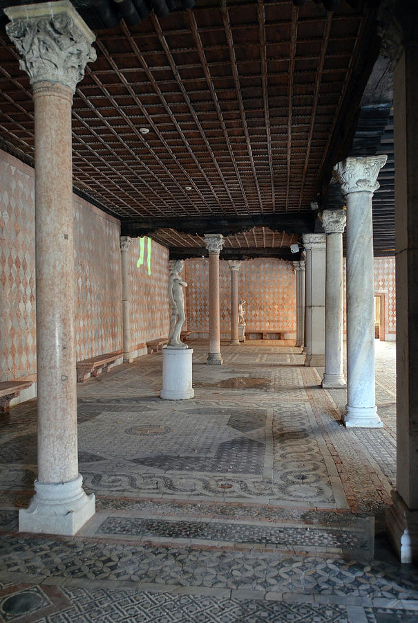 Tiled Venetian Marble Palazzo Hall Photograph by Shawn OBrien