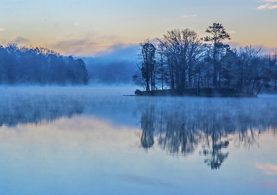 Blue Tillery Sunrise Photograph by Matthew Irvin