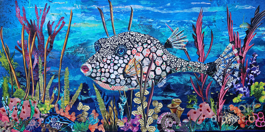 Tillies Reef Mixed Media by Li Newton