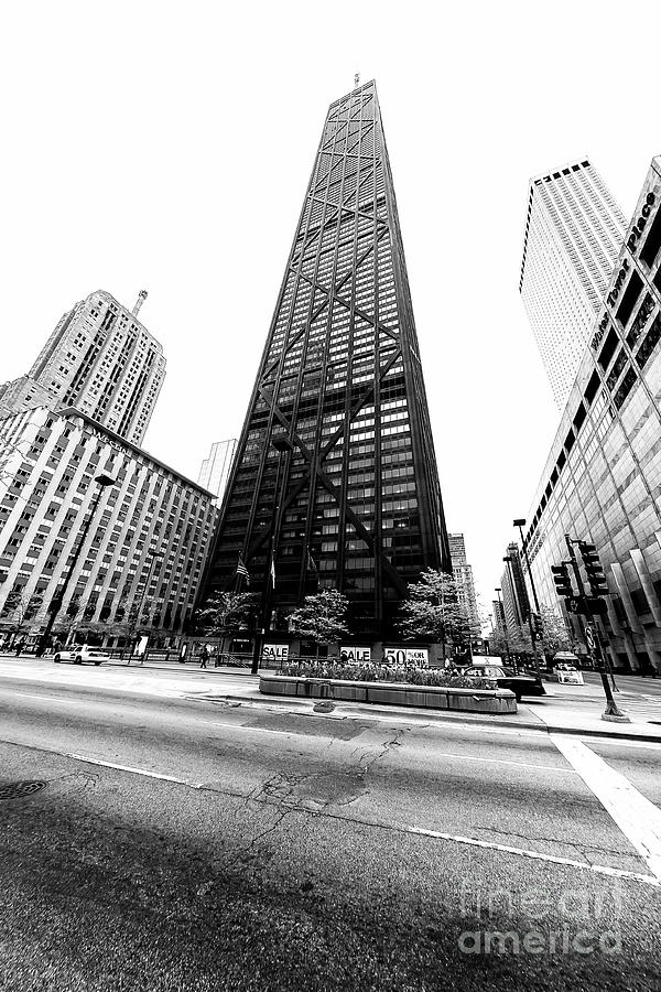 Tilted Chicago John Hancock Building Photograph by John Rizzuto - Fine ...