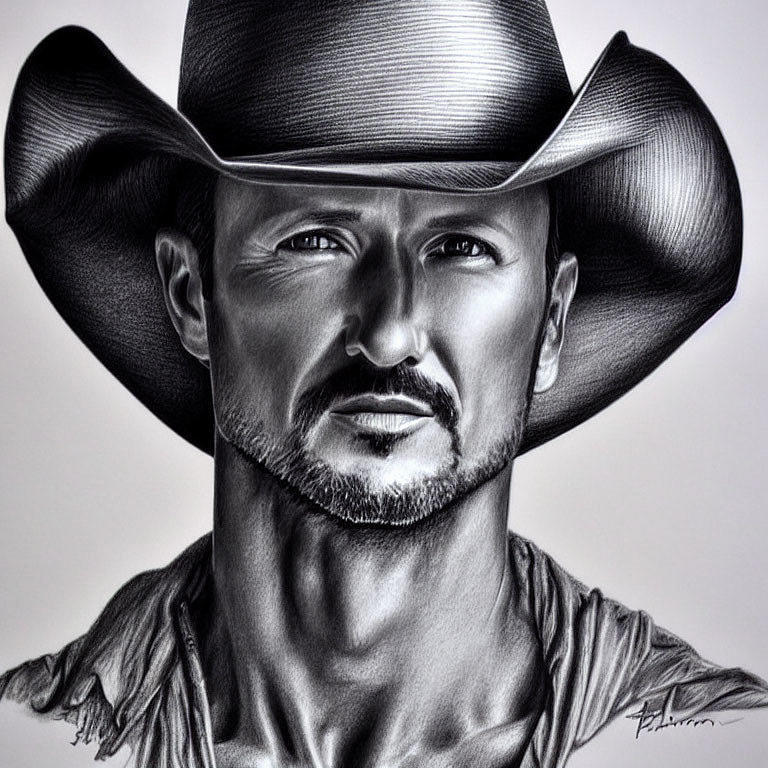 Tim McGraw Drawing Portrait Digital Art by Bob Smerecki - Fine Art America