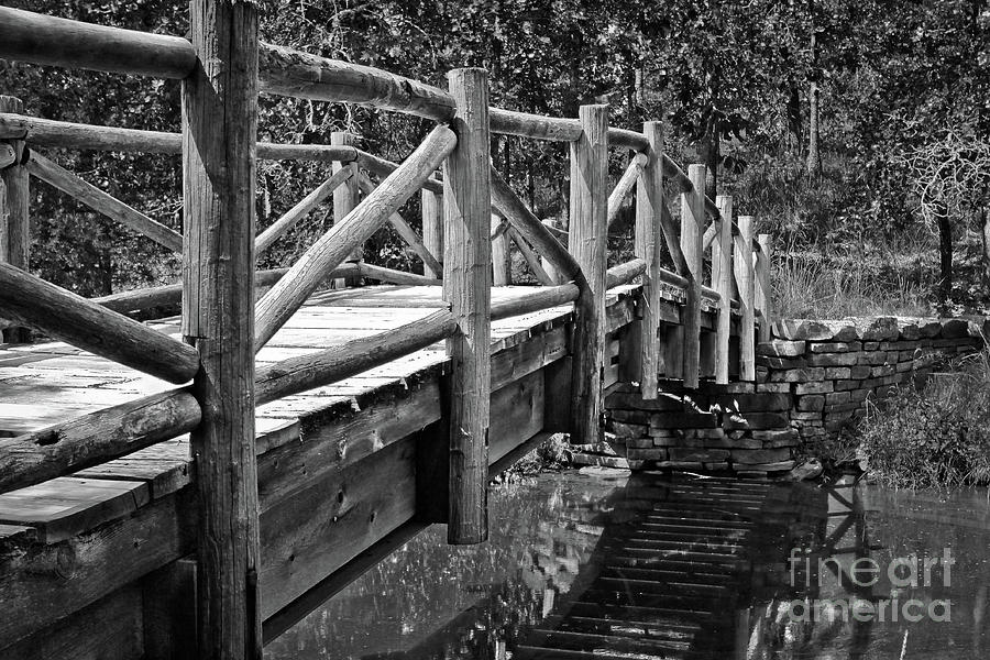 Timber Foot Bridge 1613 Photograph by Lawrence Burry