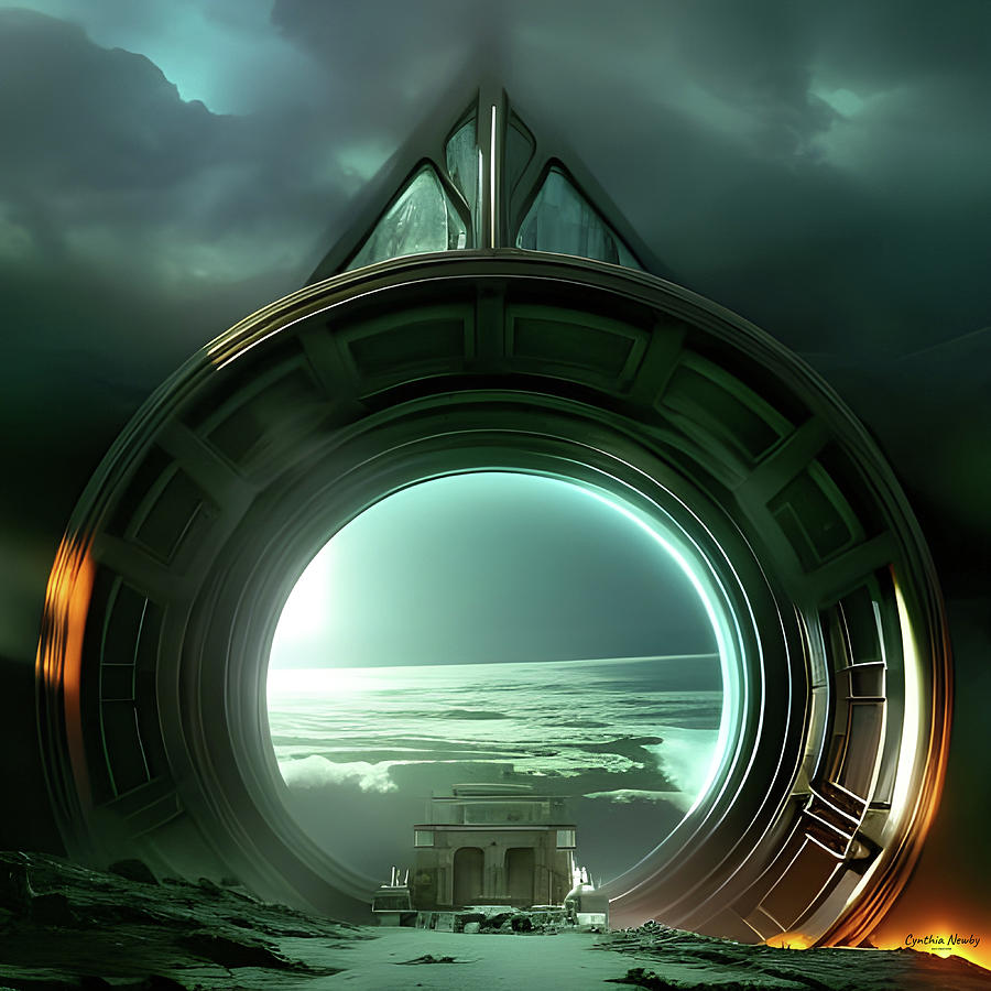 Time and Space Portal Digital Art by Cindys Creative Corner