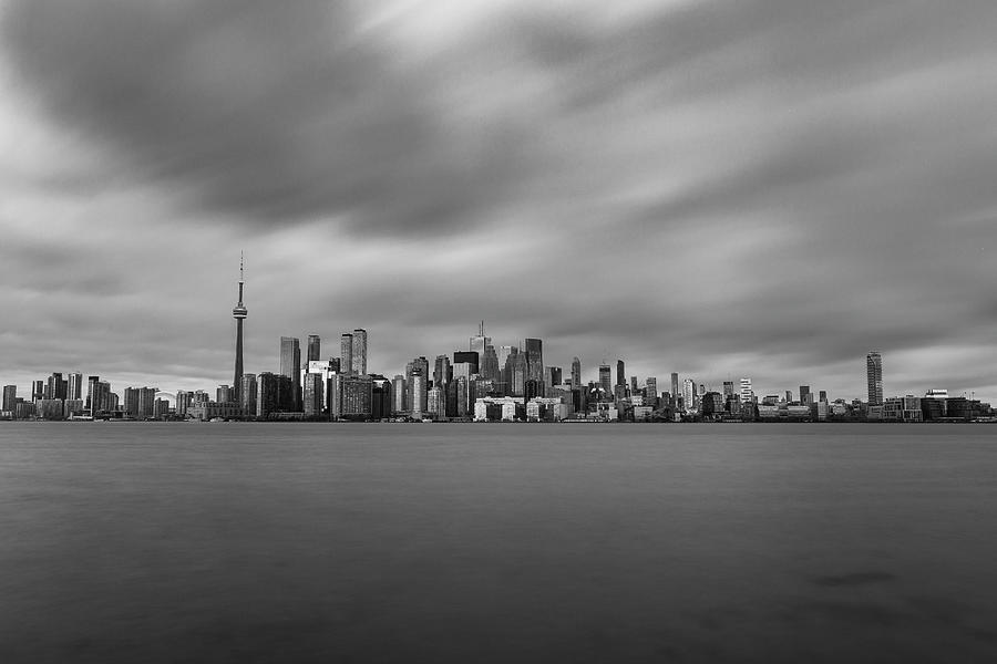 Skyscraper Photograph - Time flies in Toronto by Garth Steger