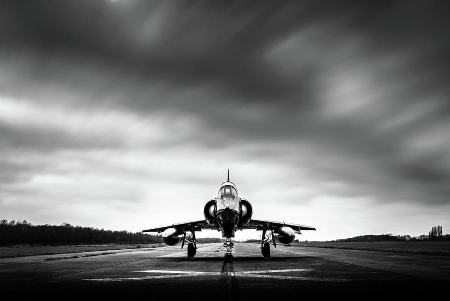 Black And White Photograph - Time flies by Kris Christiaens