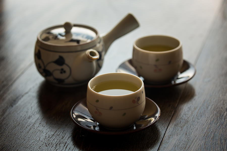 Time for green tea Photograph by Alexey Kopytko