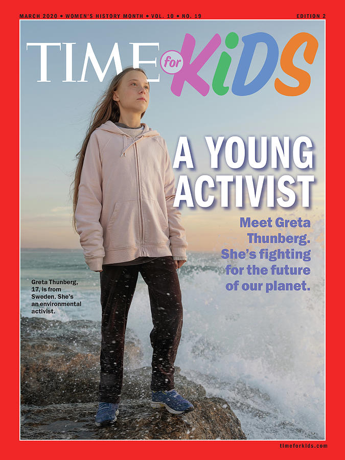 TIME for Kids Greta Thunberg Photograph by Time
