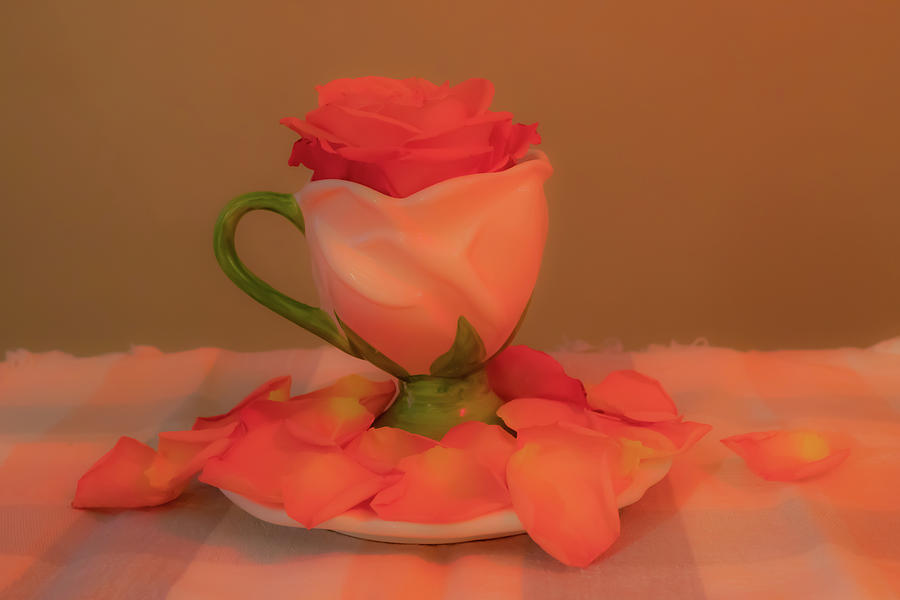 Time For Tea and Roses Photograph by Linda Howes