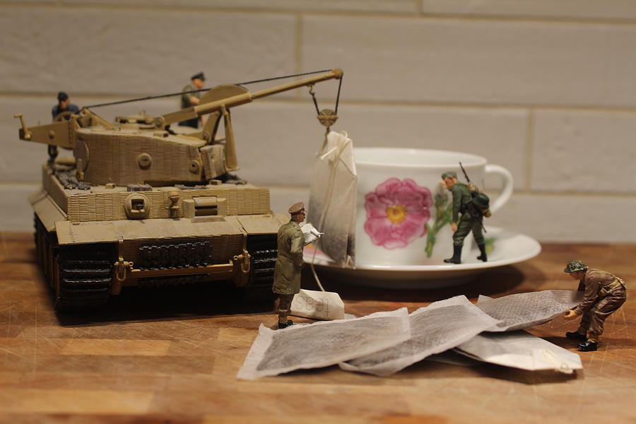Time For Tea Photograph by Army Men Around the House
