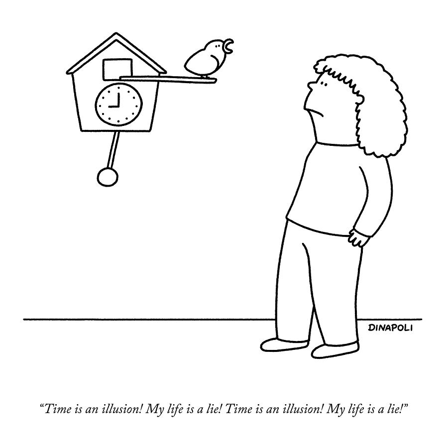 Time Is An Illusion Drawing by Johnny DiNapoli Time Is An Illusion Drawing by Johnny DiNapoli