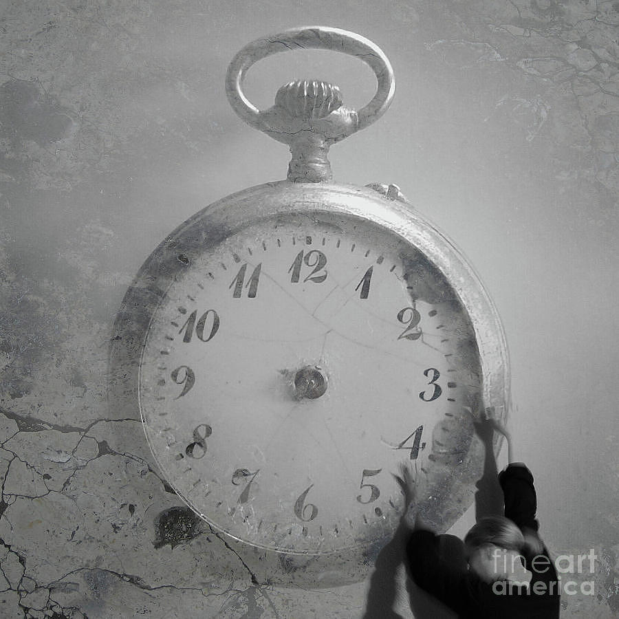 Vintage Photograph - Time is on my side by Martina Rall