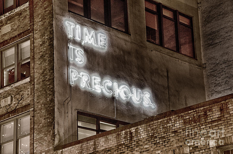 Time Is Precious Photograph by Bob Christopher