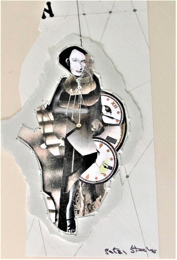 Time Machine Man Mixed Media by Patsy Stanley - Pixels