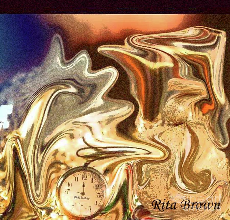 Time Oh Good Time Painting by Rita Brown