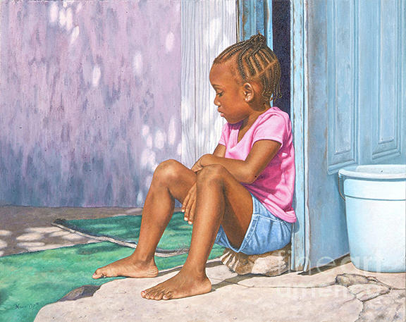 Time Out Painting by Nicole Minnis