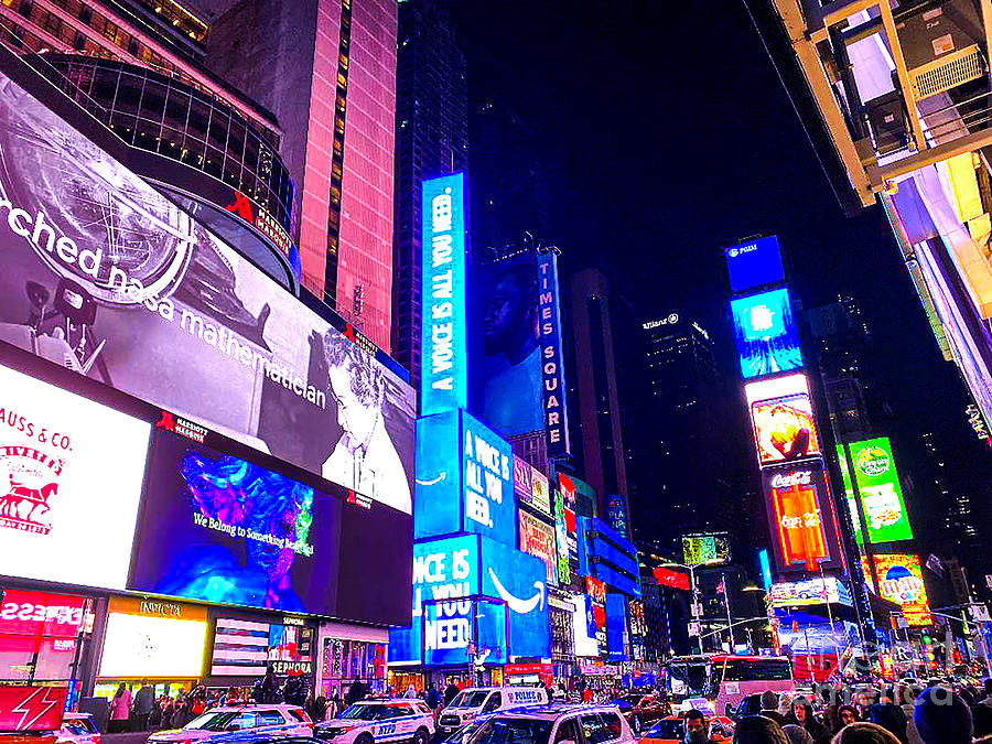 Time Square on Pandemic Eve Photograph by Broken Soldier | Fine Art America