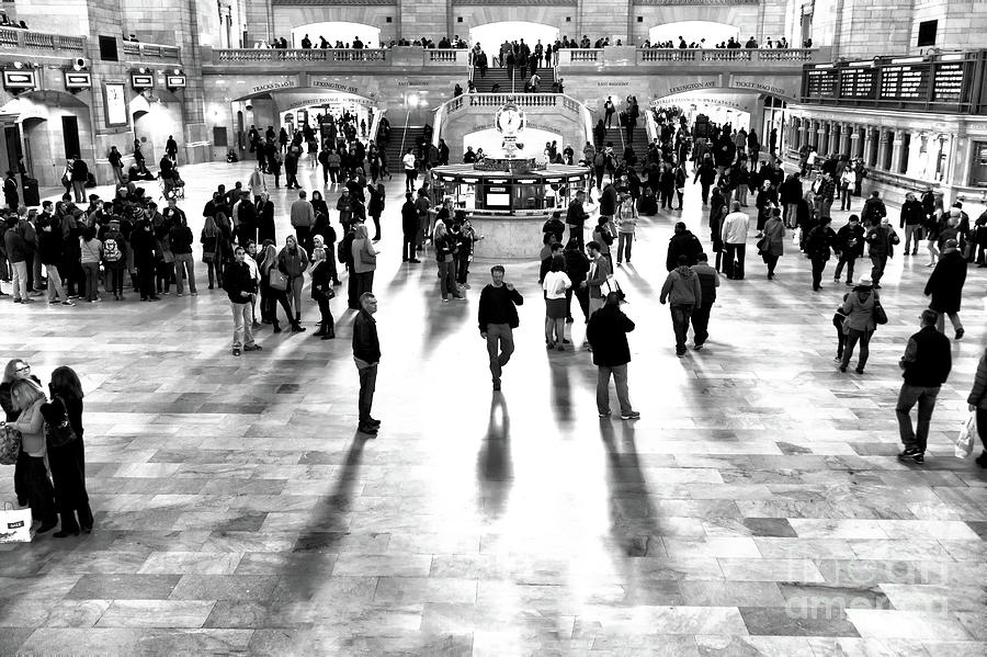 Time Stands Still in Grand Central Terminal New York City Photograph by John Rizzuto
