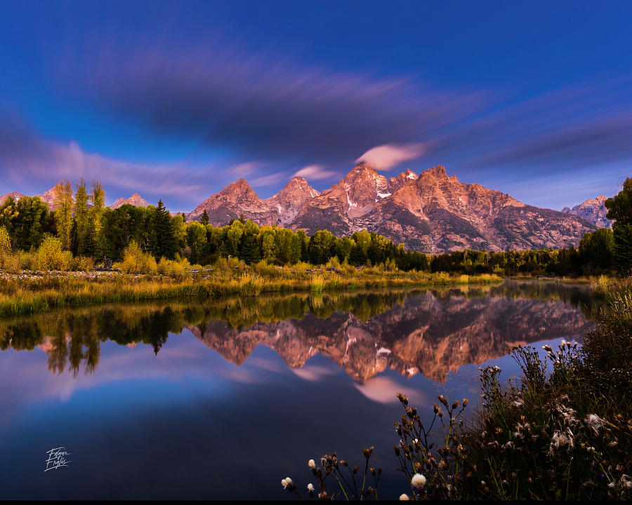 Time Stops over Tetons Photograph by Edgars Erglis