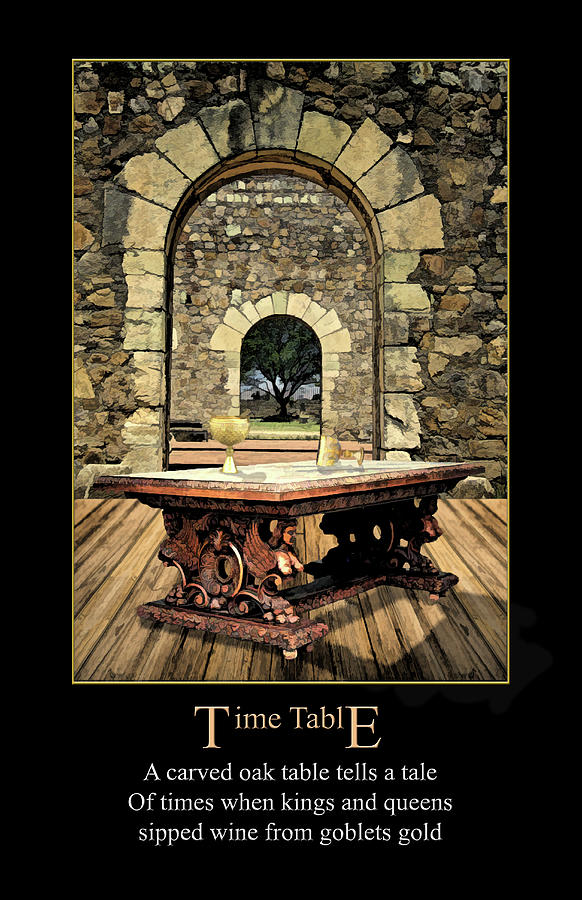 Time Table by Genesis Digital Art by John Haldane