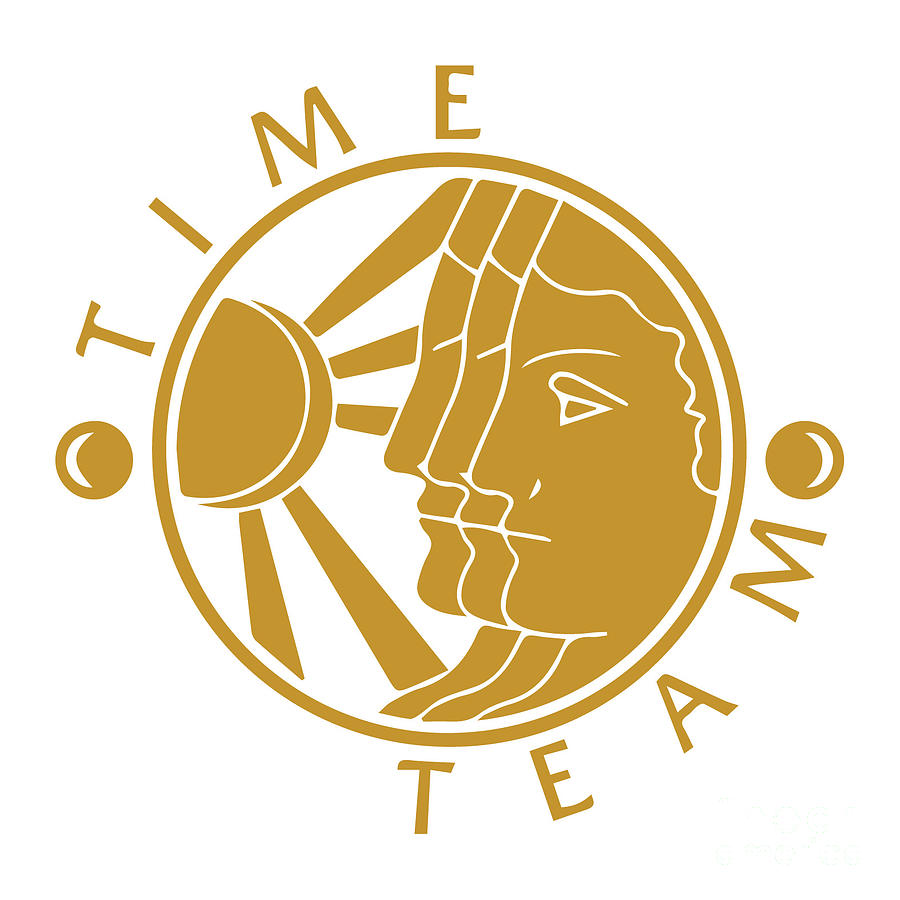 Time Team Dark Gold Vintage Retro Design Digital Art by Kirania Finest Time Team Dark Gold Vintage Retro Design Digital Art by Kirania Finest