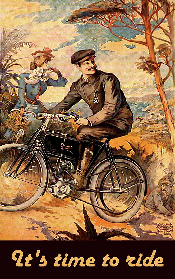 Time to Ride Bicycle Digital Art by Long Shot