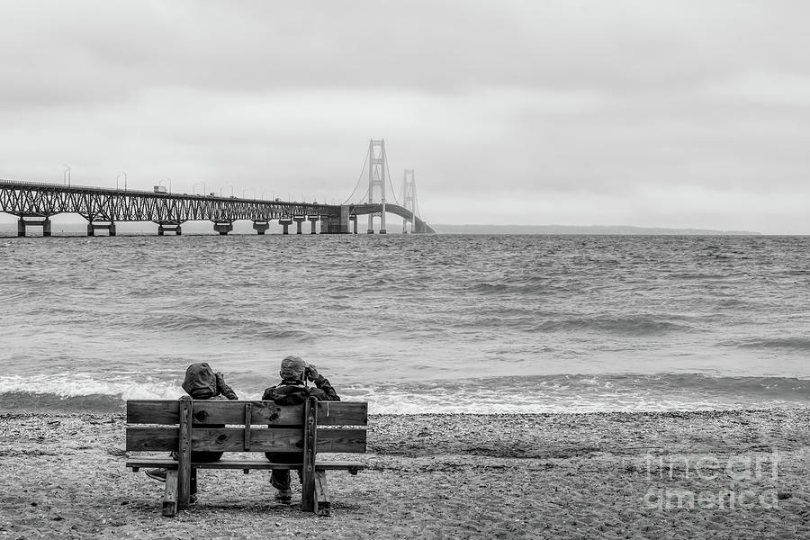 Time Together Grayscale Photograph by Jennifer White