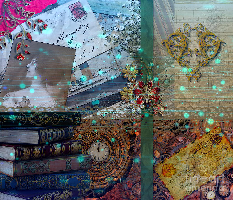 Time Travel - Variation #2 Digital Art by Tina Mitchell Time Travel - Variation #2 Digital Art by Tina Mitchell