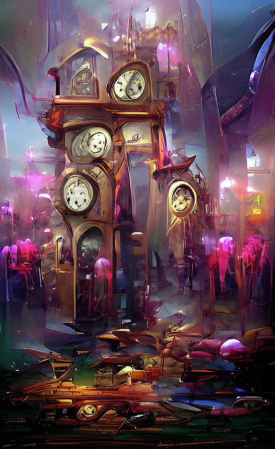 Timekeeper Digital Art by Richard Reeve
