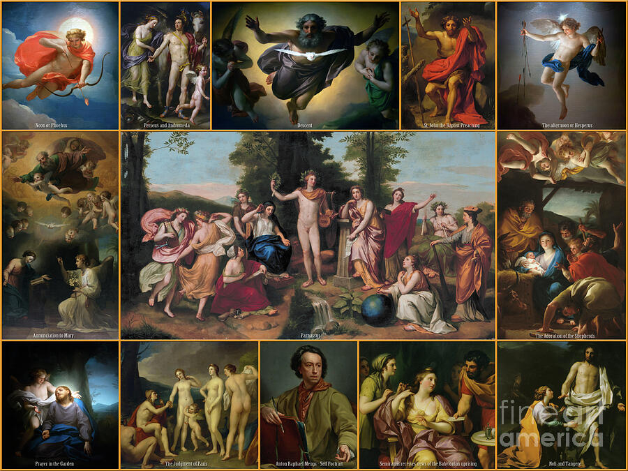 13 Most Famous Neoclassical Art Jigsaw Puzzle