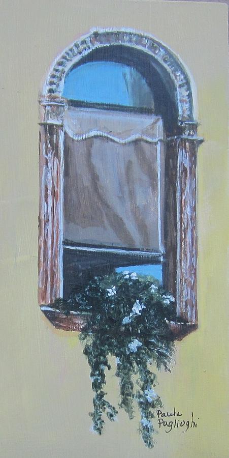 Timeless Window Painting by Paula Pagliughi