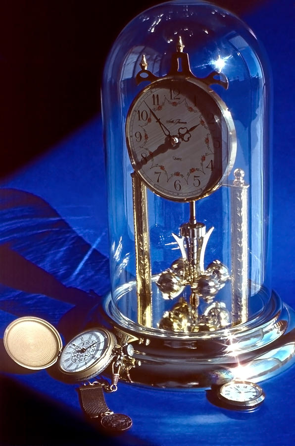 Clock Photograph - Timepieces by Steve Ohlsen