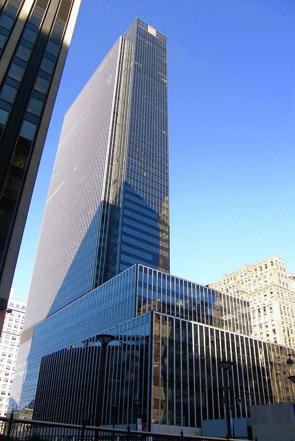 Office Building-Low Angle@Midtown Manhattan #2 Photograph by Bnte Creations