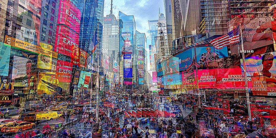 Times Square Mash Up by David Manlove Times Square Mash Up by David Manlove