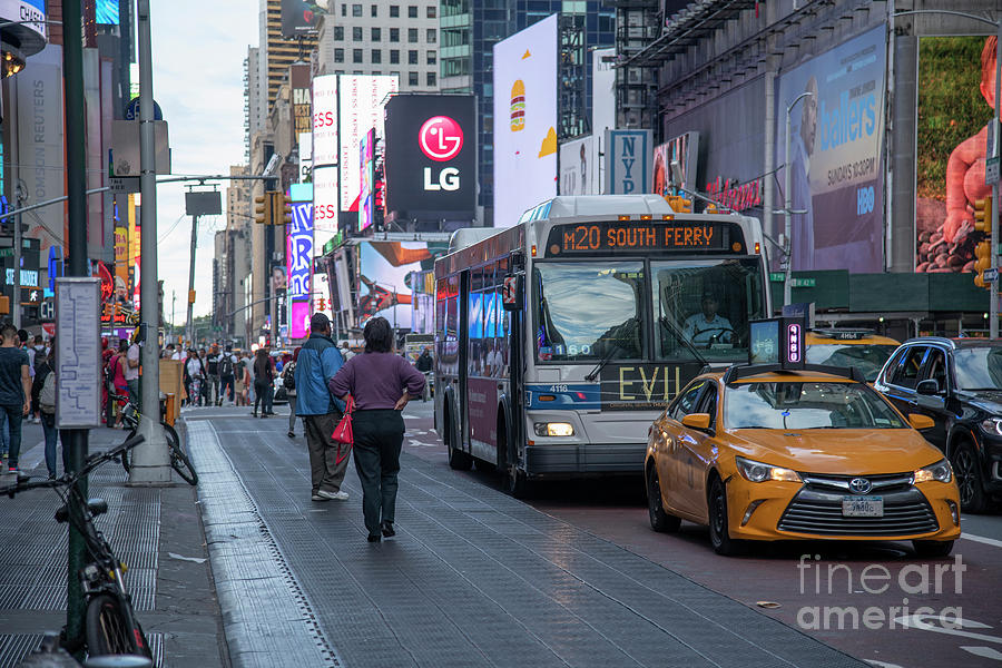 Times Square Street Photography Photograph by FineArtRoyal Joshua Mimbs